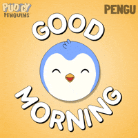 Good Morning GIF by Pudgy Penguins
