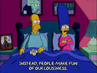 homer simpson sleeping GIF