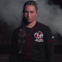 Softball Brush Shoulders GIF by Louisville Cardinals