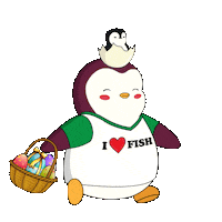 Easter Eggs Penguin Sticker by Pudgy Penguins