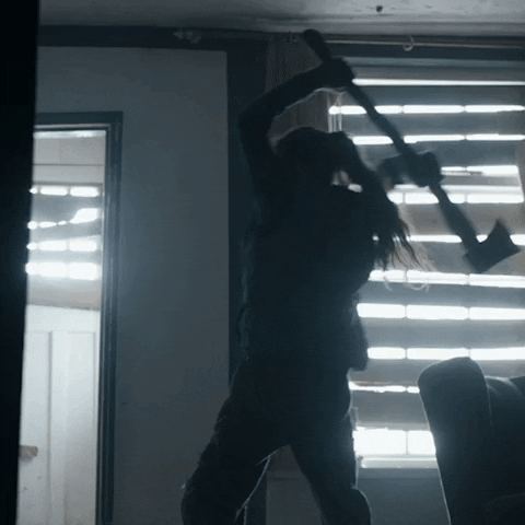 angry chopping wood GIF by DUST