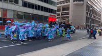 Annual New Year's Mummers Parade Kicks Off in Philadelphia