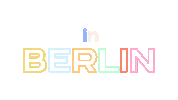 blurayzer colorful berlin font blurayzer Sticker