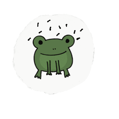 miwoems giphyupload frog froggie miwoems Sticker