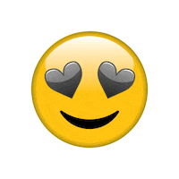 emoji heart eyes Sticker by Wichita State University