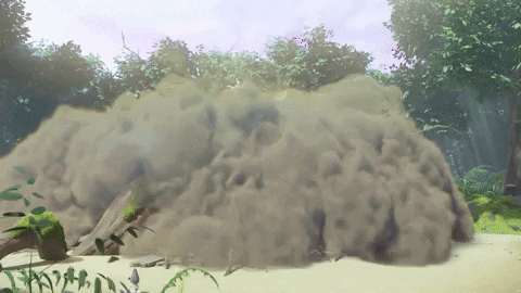 Explosion Dust GIF by Mushmushfun