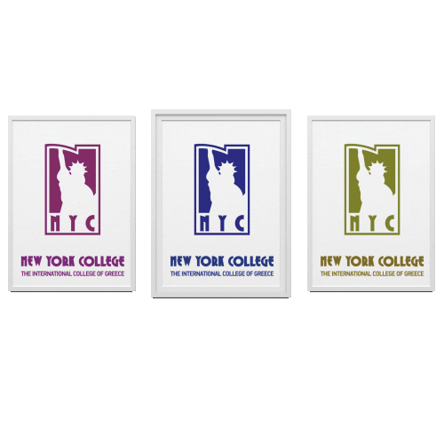nycgreece college university study student Sticker
