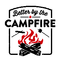 duraflame camping campfire duraflame firelog Sticker