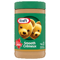 kraftpeanutbutter_ca bears sandwich jam smooth Sticker