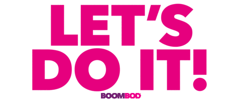 motivate lets go Sticker by BoomBod