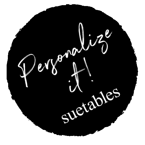 suetables giphyupload customize personalized makeitpersonal Sticker
