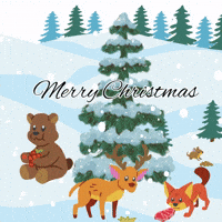 Merry Christmas GIF by Maria Johnsen