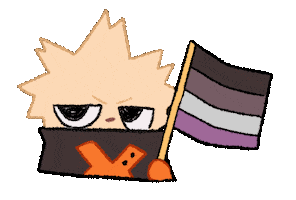 Pride Katsuki Sticker by Zoé p. illustration
