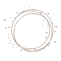 ByMissPluis pink stars roze cirkel Sticker