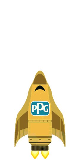 Rocket Foguete Sticker by PPG Brasil