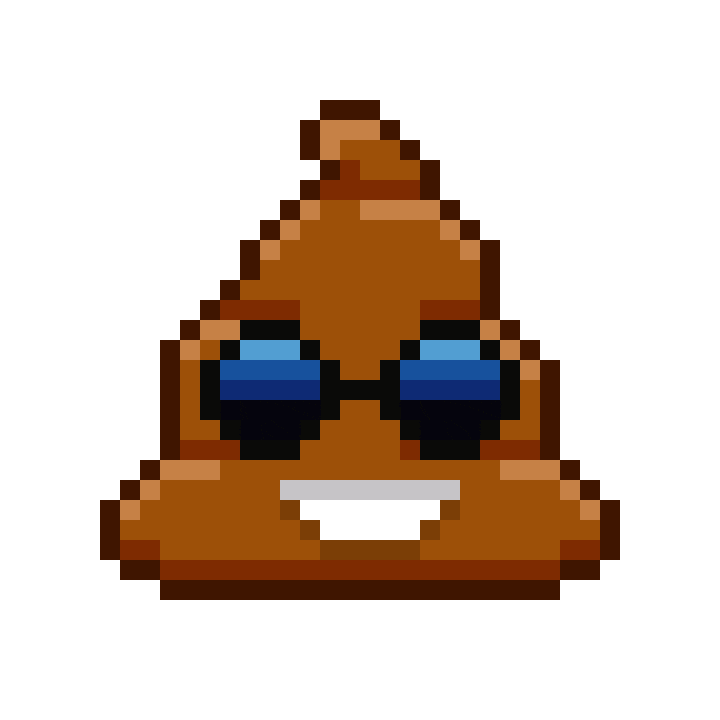 Art Shitting Sticker by Poopies.io