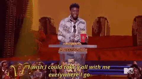 Chadwick Boseman GIF by MTV Movie & TV Awards