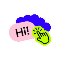 Hi Sticker by Realizing Progress
