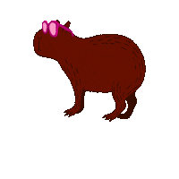 ConceptualColors vibing capybara capybaras conceptual colors Sticker