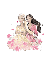 danyelaarte fashion women woman girls Sticker
