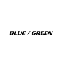bluegreentraining blue green running bluegreentraining blue green training bluegreenrun Sticker