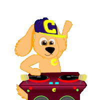 Happy Dj Sticker by Turminha do Caramelo