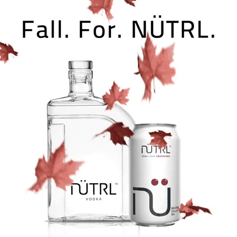 Falling Leaves Fall GIF by NÜTRL Vodka