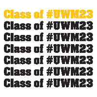 College Class Of 2023 Sticker by UW-Milwaukee