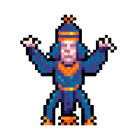 dbonani pixel pixelart jla dbonani Sticker
