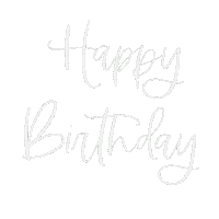 Happy Birthday Heart Sticker