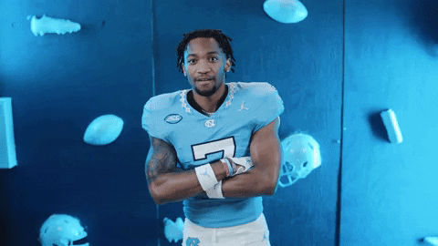 North Carolina Football GIF by UNC Tar Heels