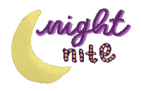 Night Moon Sticker