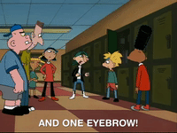 hey arnold nicksplat GIF