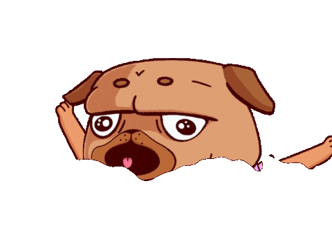 Dog Wiggle Sticker by BigBrains