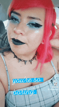 Bored Go Away GIF by SpoopyDrws