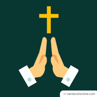 Happy Praying Hands GIF by sendwishonline.com