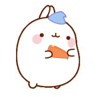 Night Smile Sticker by Molang