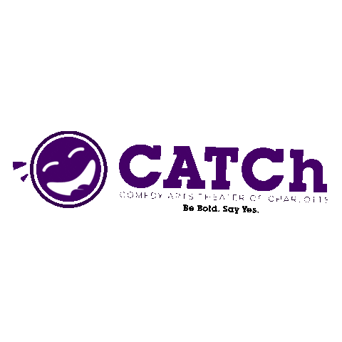 comedyartstheaterofclt catch improv catch improv comedy arts theater of charlotte Sticker