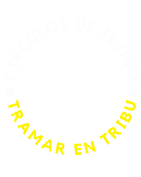 Tejido Circulos Sticker by mamaQuilla Tejidos