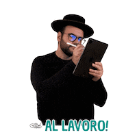 Work Apple Sticker by Giù Box