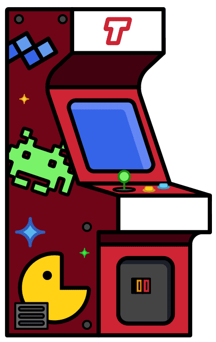 arcade design Sticker by Thankiumgif