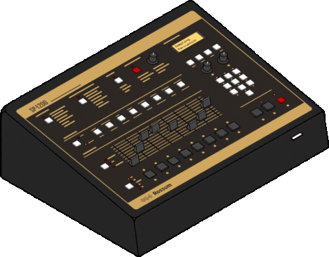 Dmf Sticker by Drum Machine Funk