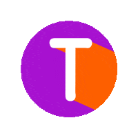 Orange Abc Sticker