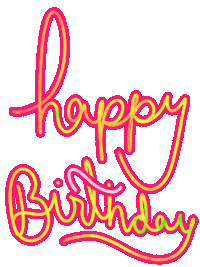 Happy Birthday Celebration Sticker by Rima Bhattacharjee