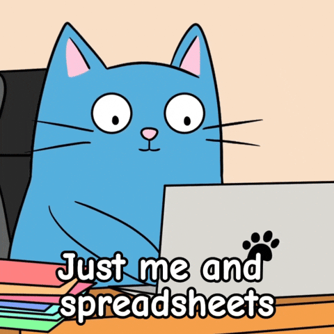 Blue Cat Help GIF