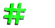 Neon Hashtag Sticker by #stadthochdrei