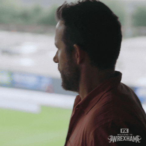 Nervous Ryan Reynolds GIF by Welcome to Wrexham