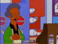 homer simpson sleep GIF