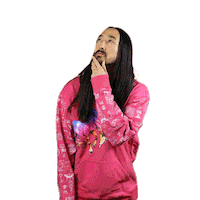Steve Aoki What Sticker by Ultra Records