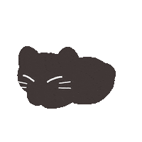 Cat Sleeping Sticker by IN-TEX